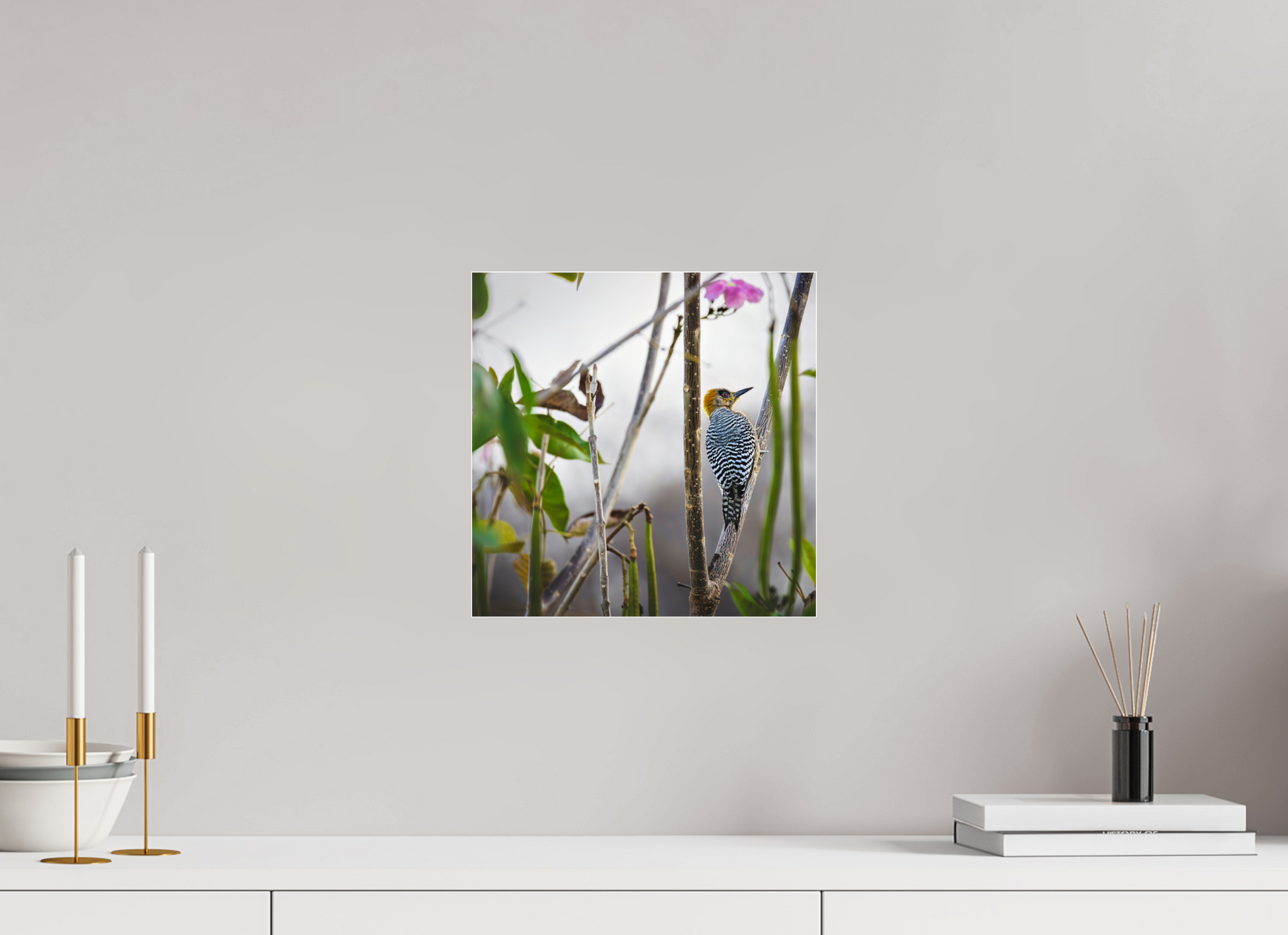 30 x 30 cm, Photo Print Under Acrylic Glass 4 mm, Glossy Golden Cheek