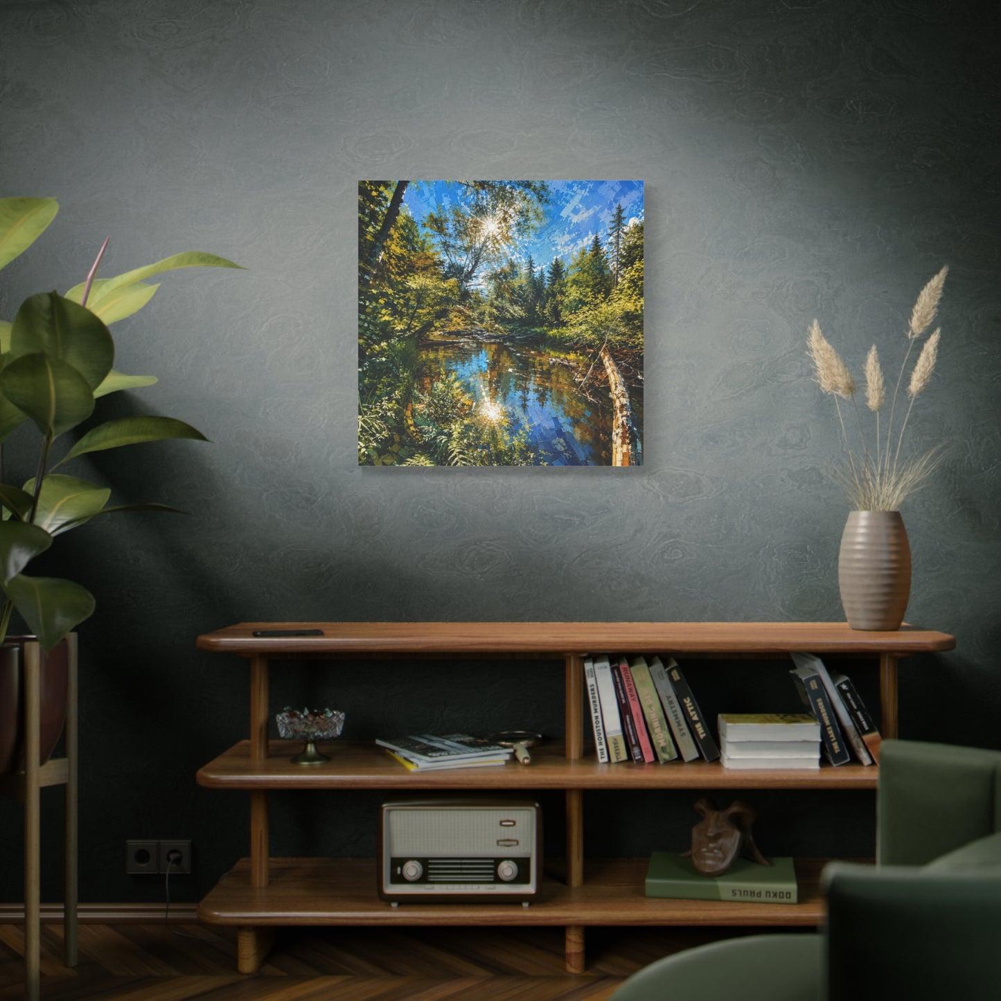 Apsley River Abstract Canvas Print