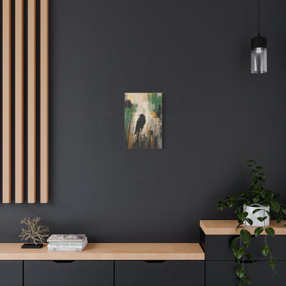 Blackbird Abstract Canvas Print