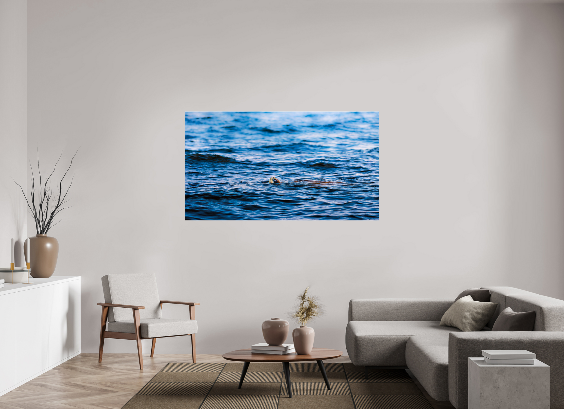 176 x 99 cm, Photo Print Under Acrylic Glass 4 mm, Glossy RIDLEY TORTUGA