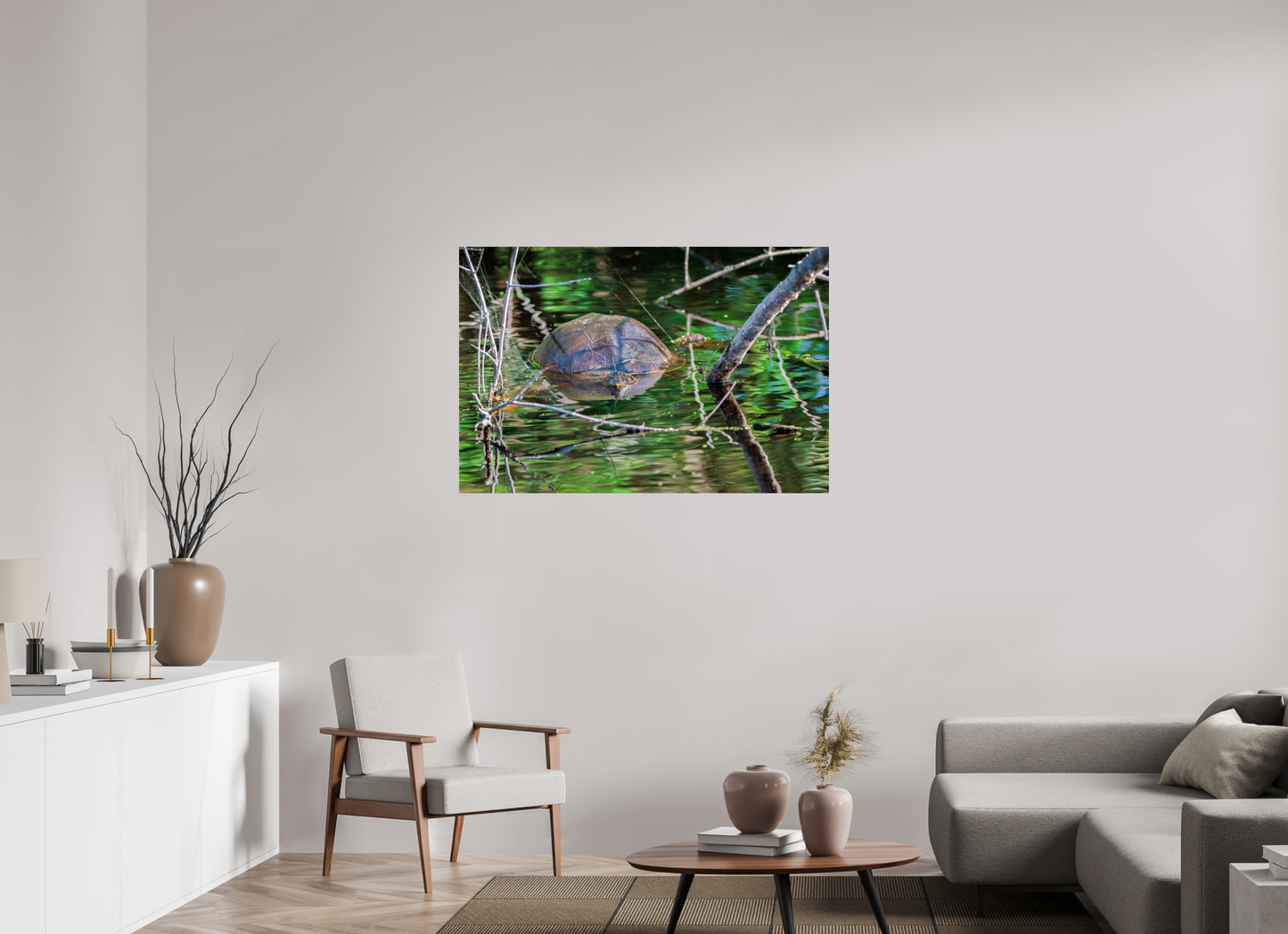 120 x 80 cm, Photo Print on Fuji Crystal DP II, Glossy UNTITLED (PAINTED TURTLE)