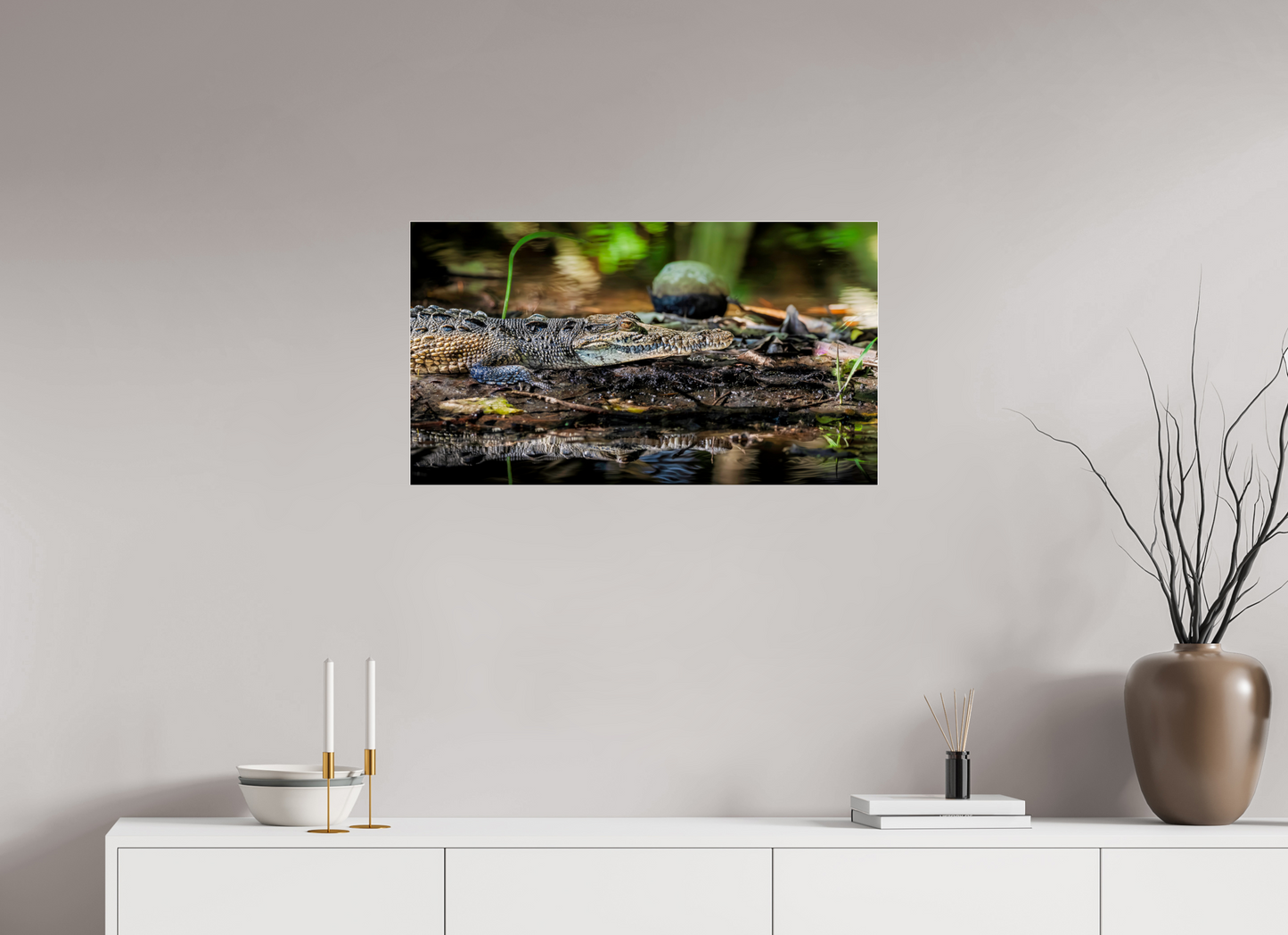 80 x 45 cm, Photo Print Under Acrylic Glass 4 mm, Glossy Oaxacroc | Acrylic Glass Fine Art Print