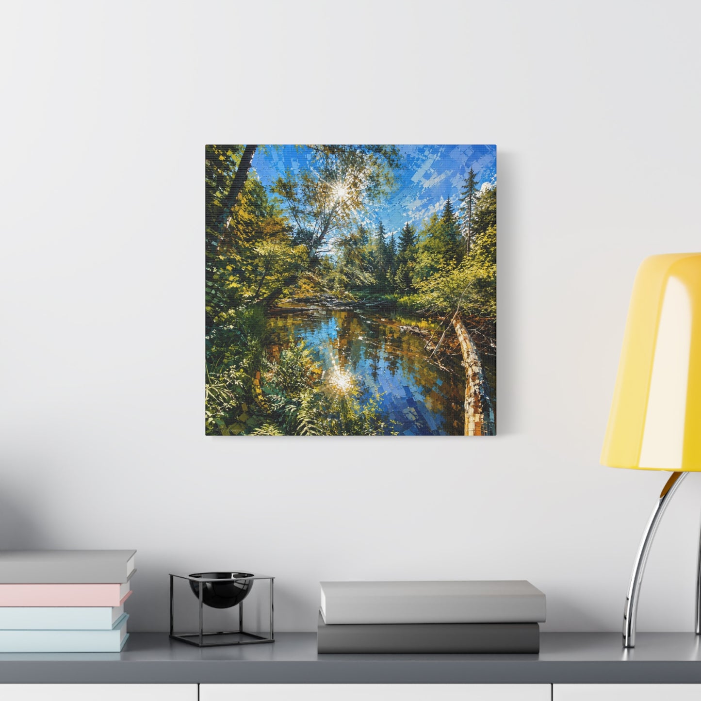Apsley River Abstract Canvas Print