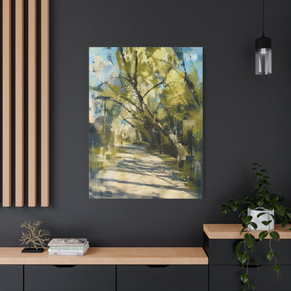 Willow Park Abstract Canvas Print