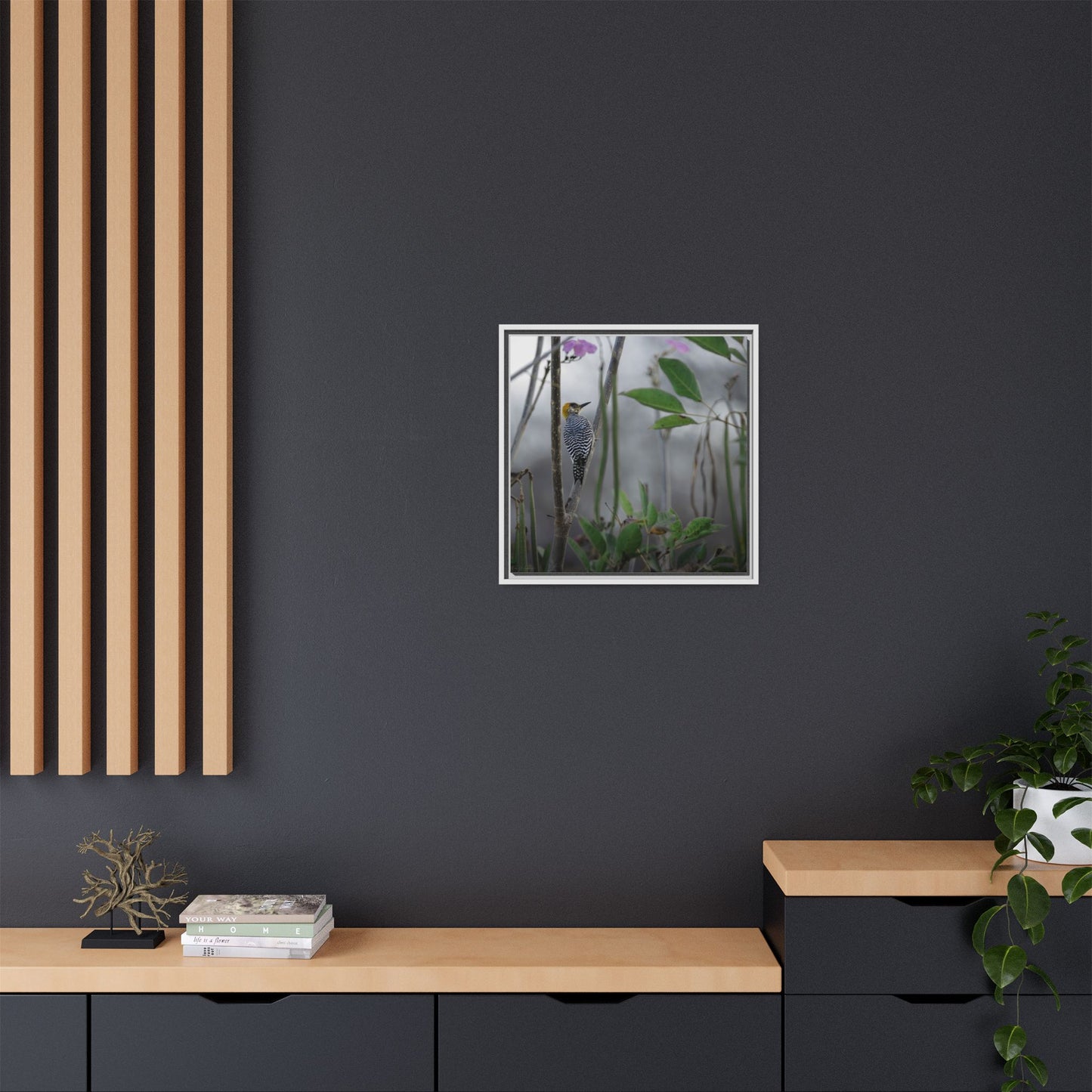 Golden Cheek | Framed Canvas