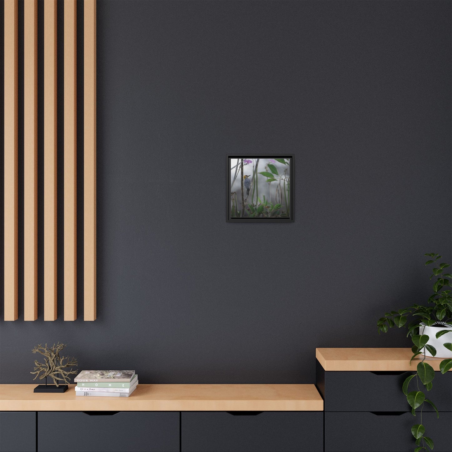 Golden Cheek | Framed Canvas