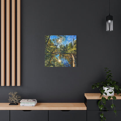 Apsley River Abstract Canvas Print