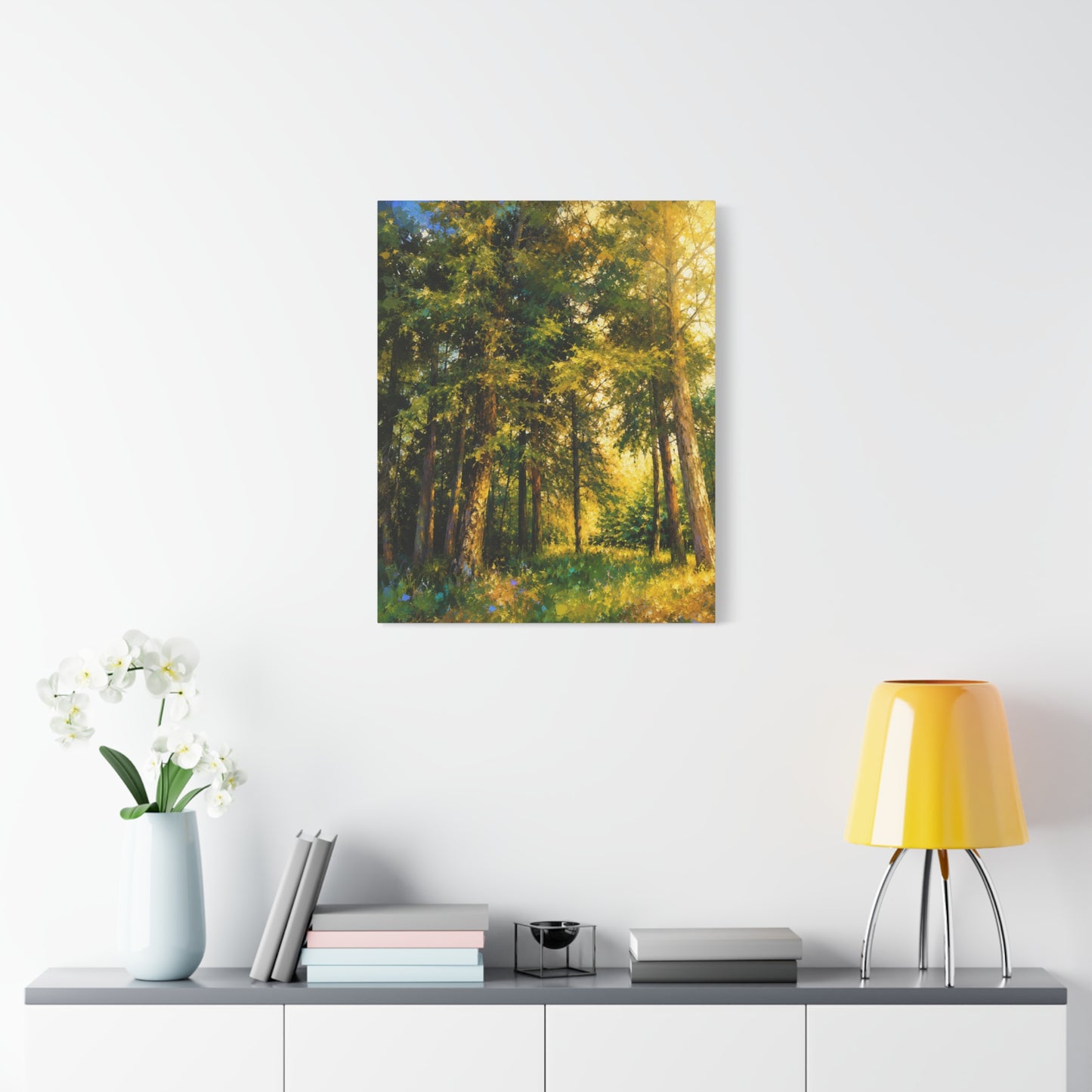 Apsley Forest Abstract Canvas Print