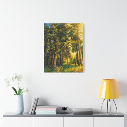 Apsley Forest Abstract Canvas Print