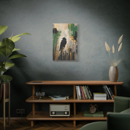 Blackbird Abstract Canvas Print