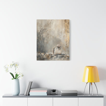 Dove Light Abstract Canvas Print