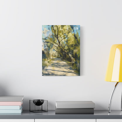 Willow Park Abstract Canvas Print