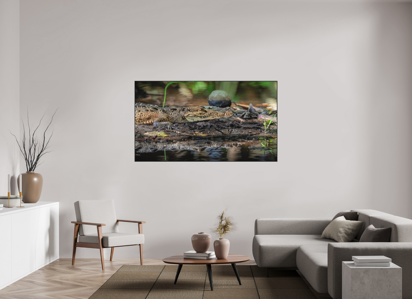 176 x 99 cm, Photo Print Under Acrylic Glass 2 mm, Matte, Aluminium ArtBox, Profile 25 mm (Black) OAXACROC