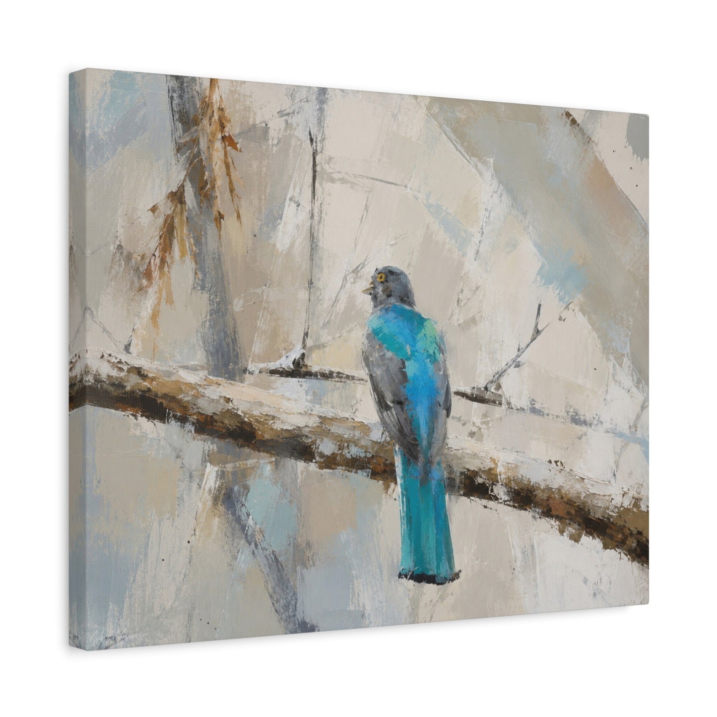 Trogon Abstract Canvas Print