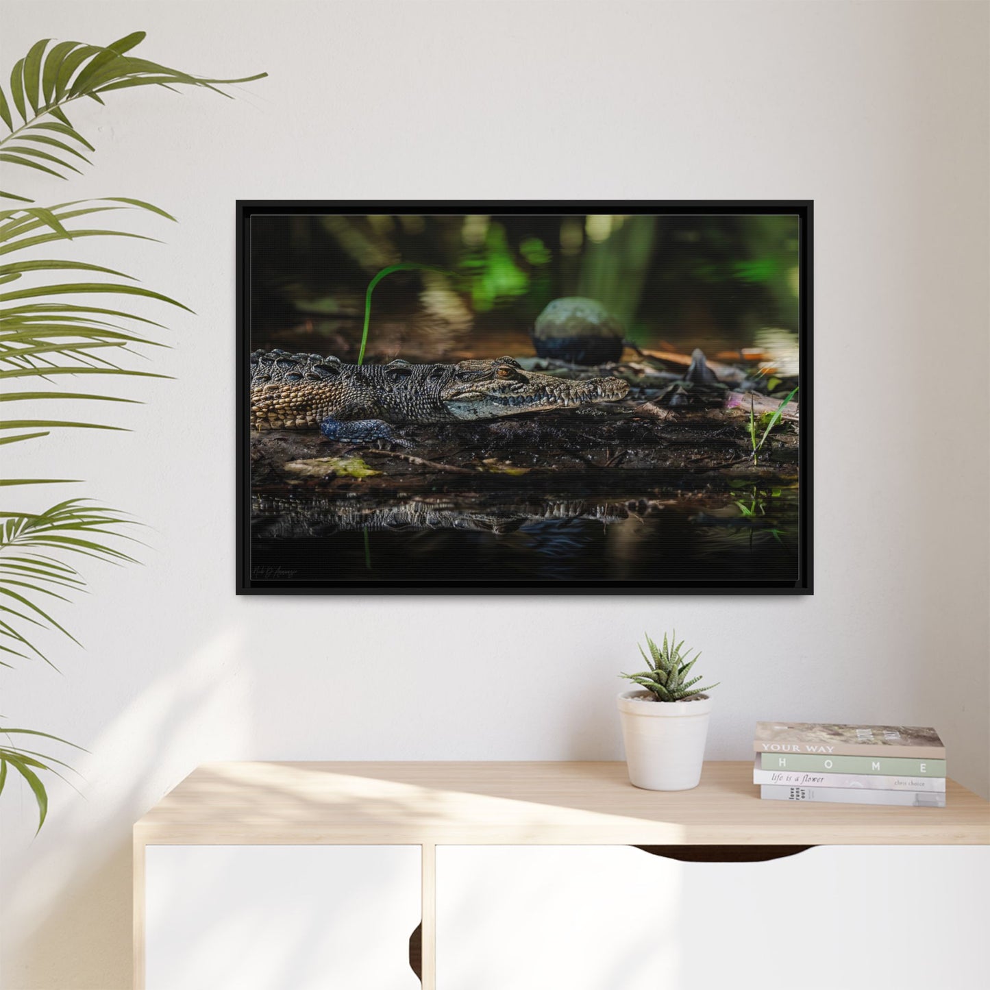 Oaxacroc | Framed Canvas