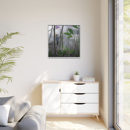 Golden Cheek | Framed Canvas