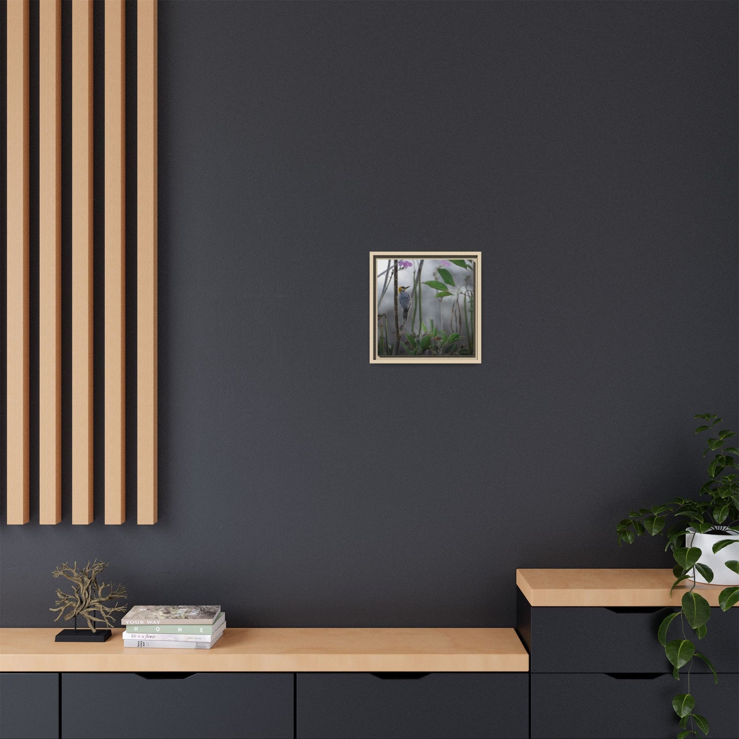 Golden Cheek | Framed Canvas