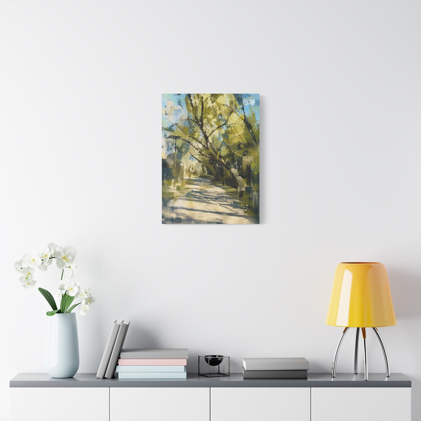 Willow Park Abstract Canvas Print