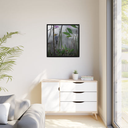 Golden Cheek | Framed Canvas