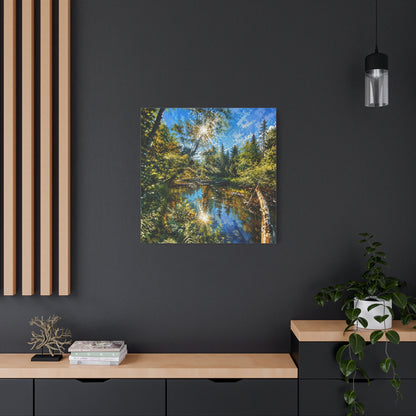 Apsley River Abstract Canvas Print