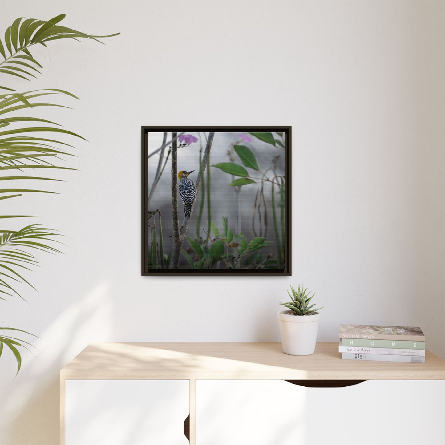 Golden Cheek | Framed Canvas