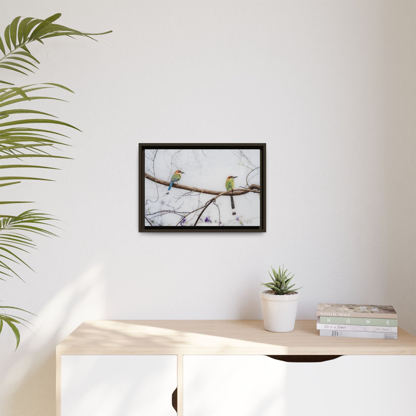 Twin Motmot | Framed Canvas