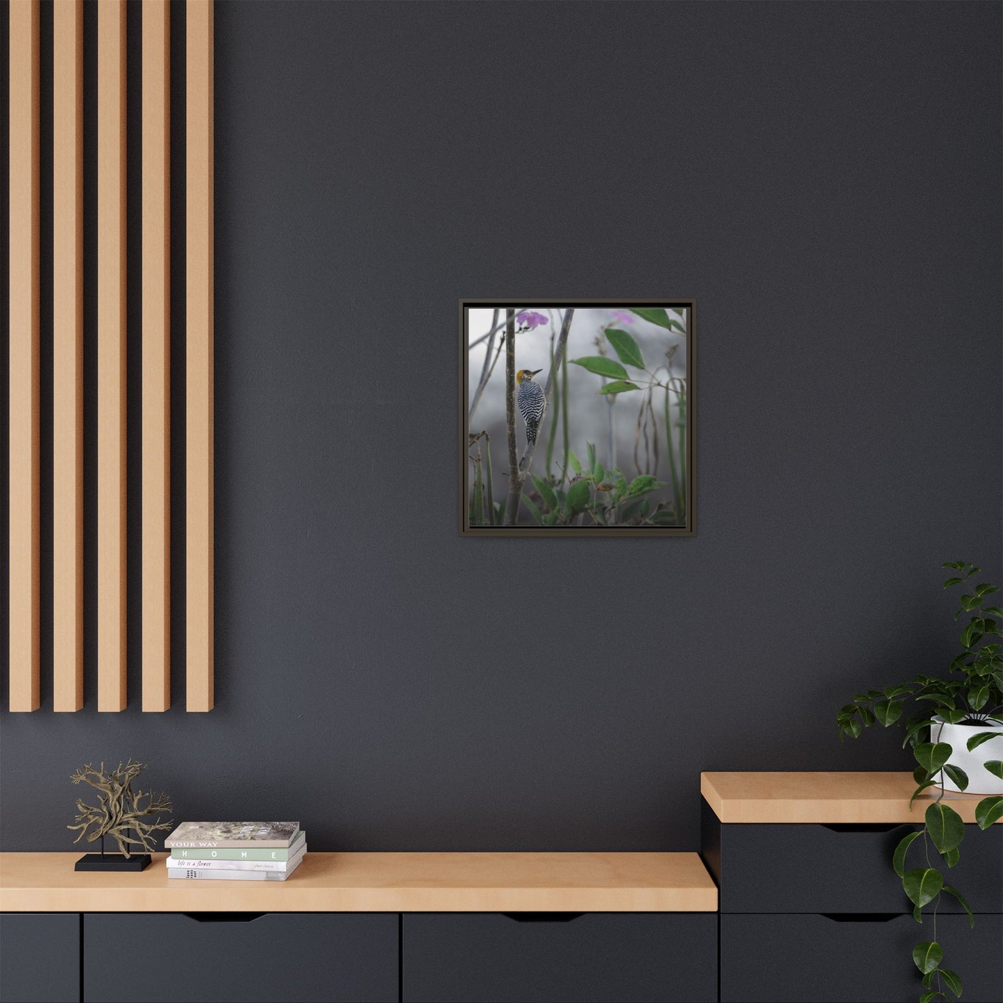 Golden Cheek | Framed Canvas
