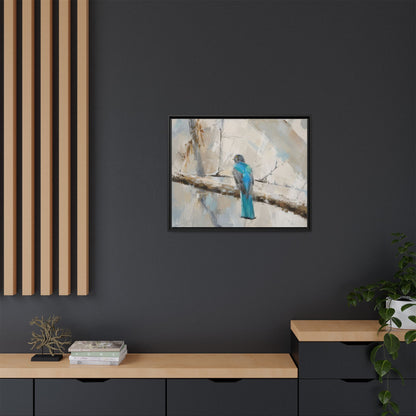 Trogon Abstract Framed Canvas Print