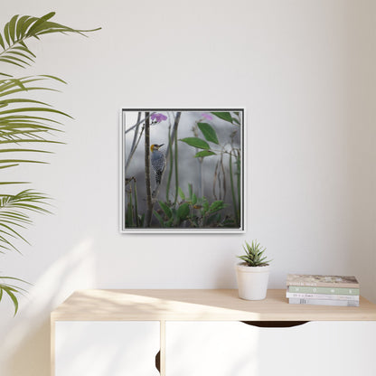 Golden Cheek | Framed Canvas