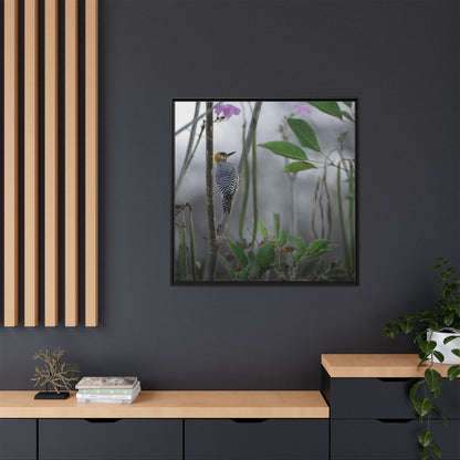 Golden Cheek | Framed Canvas