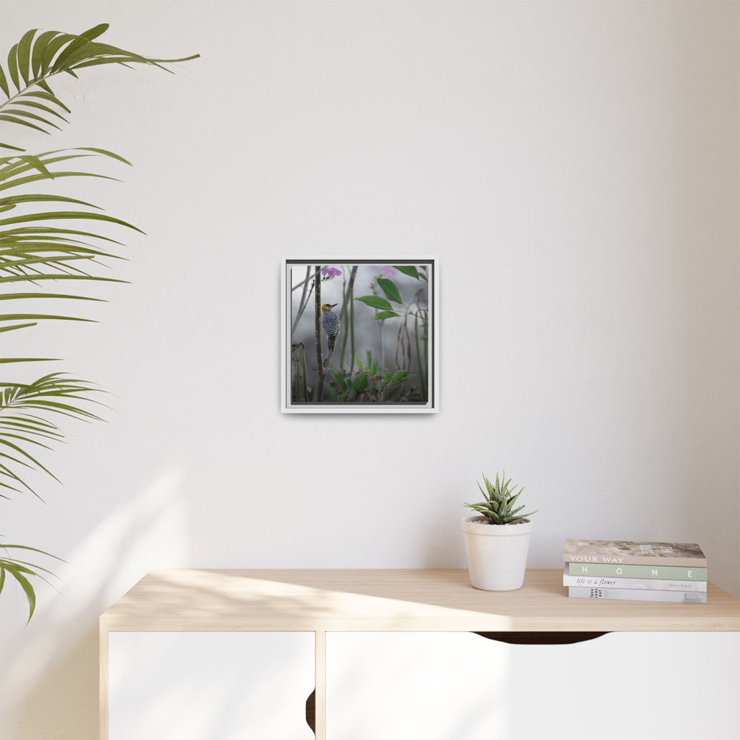 Golden Cheek | Framed Canvas