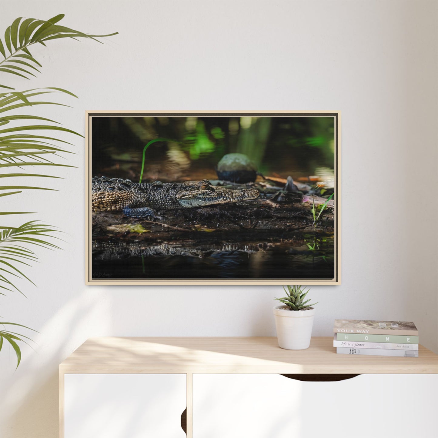 Oaxacroc | Framed Canvas