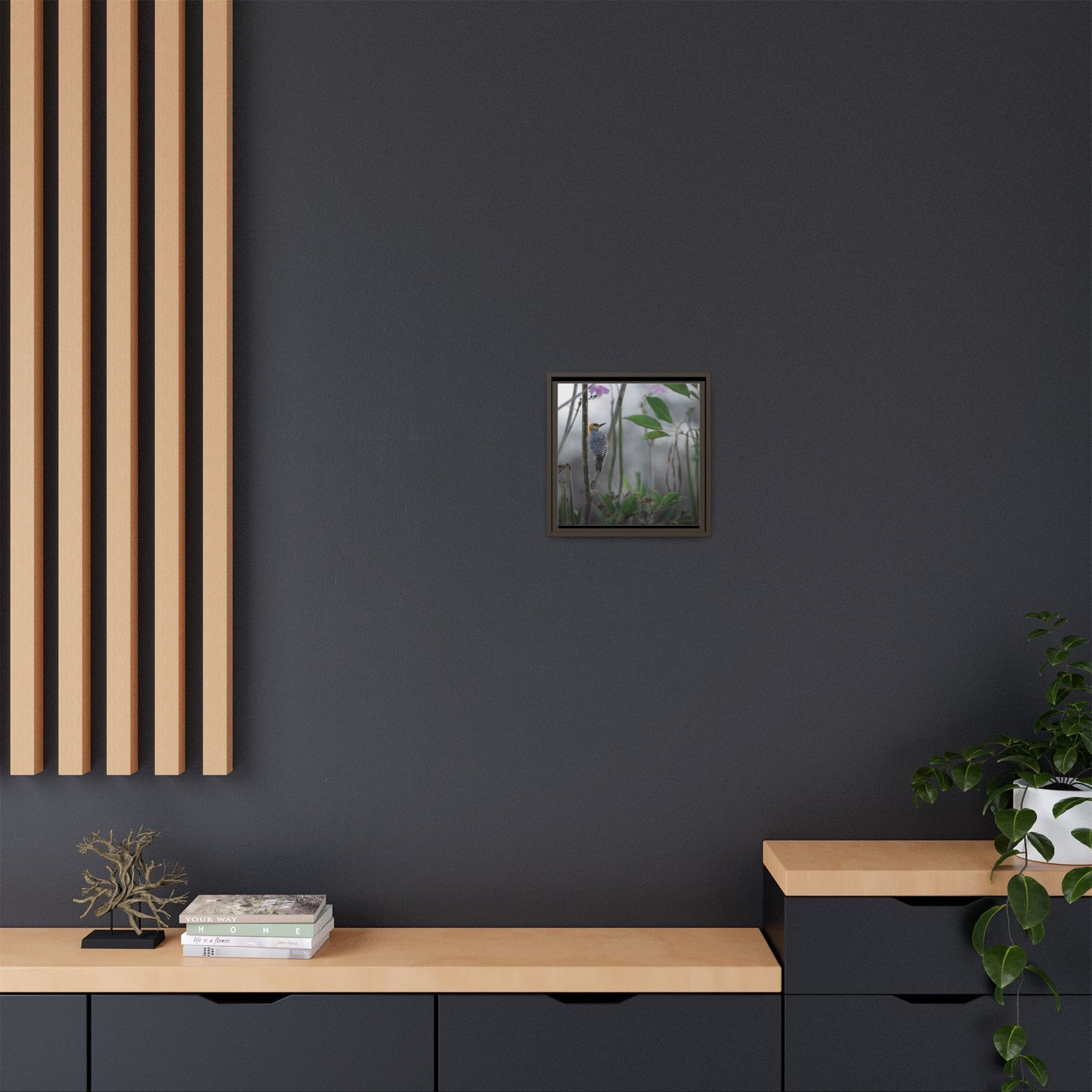 Golden Cheek | Framed Canvas