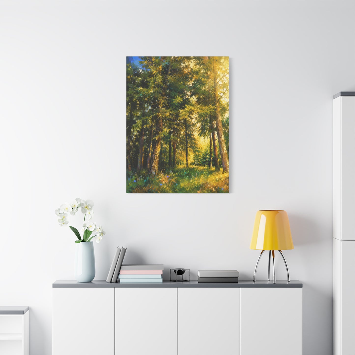 Apsley Forest Abstract Canvas Print