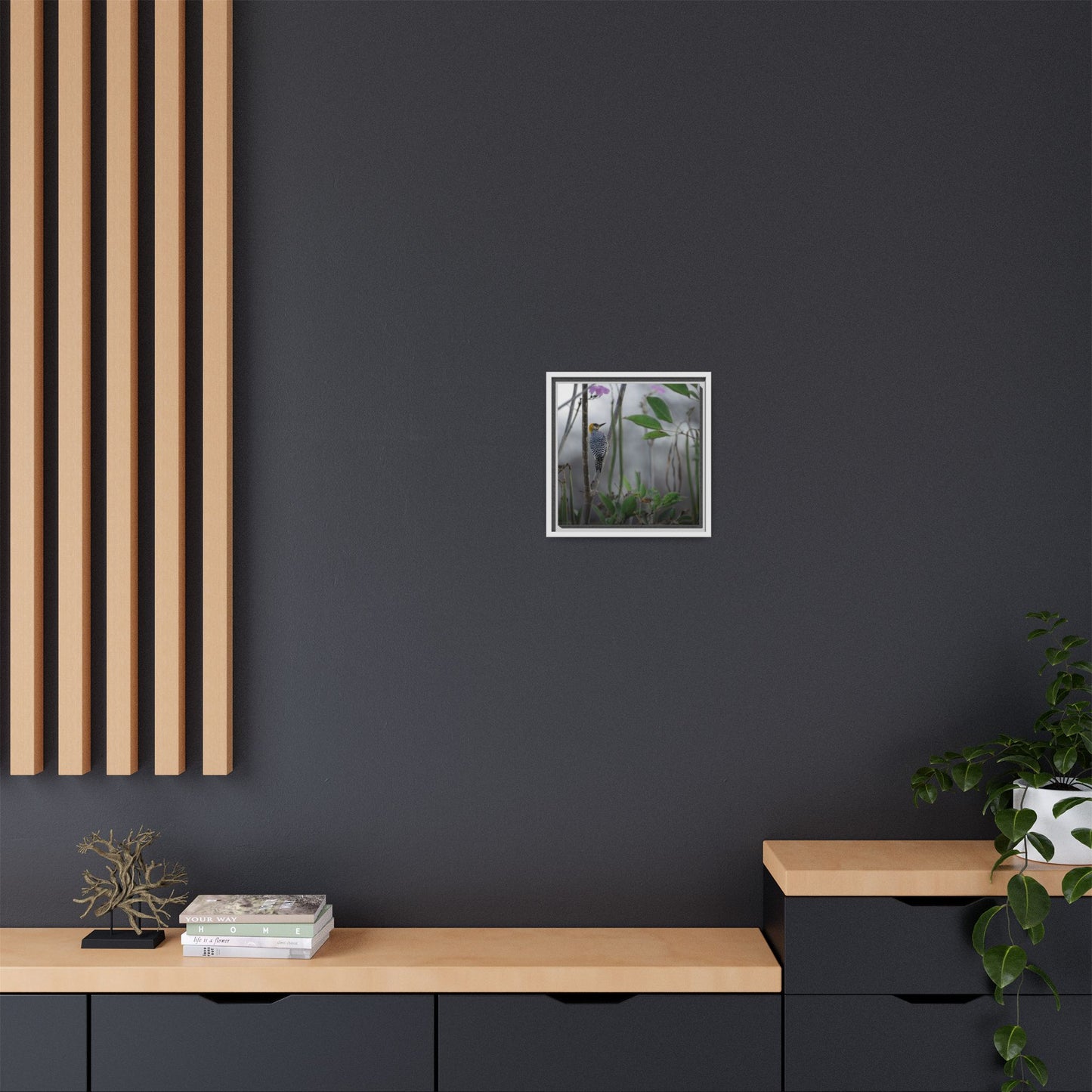 Golden Cheek | Framed Canvas