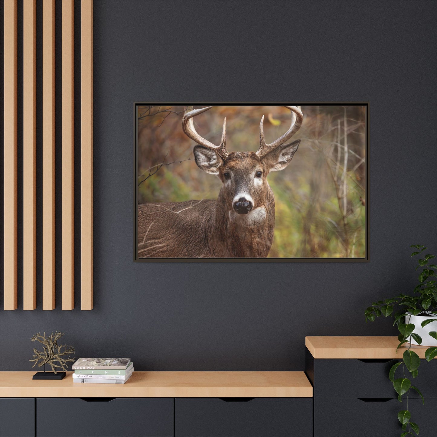 Woodland Buck | Framed Canvas