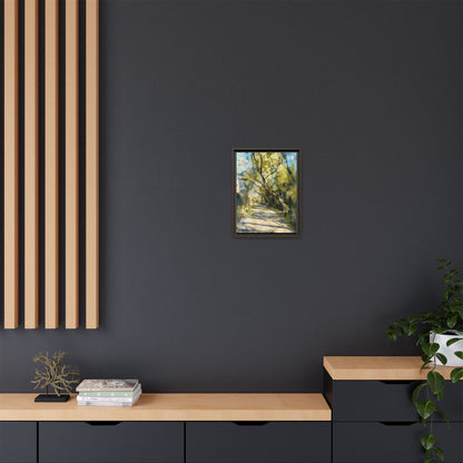 Willow Park Abstract Framed Canvas Print