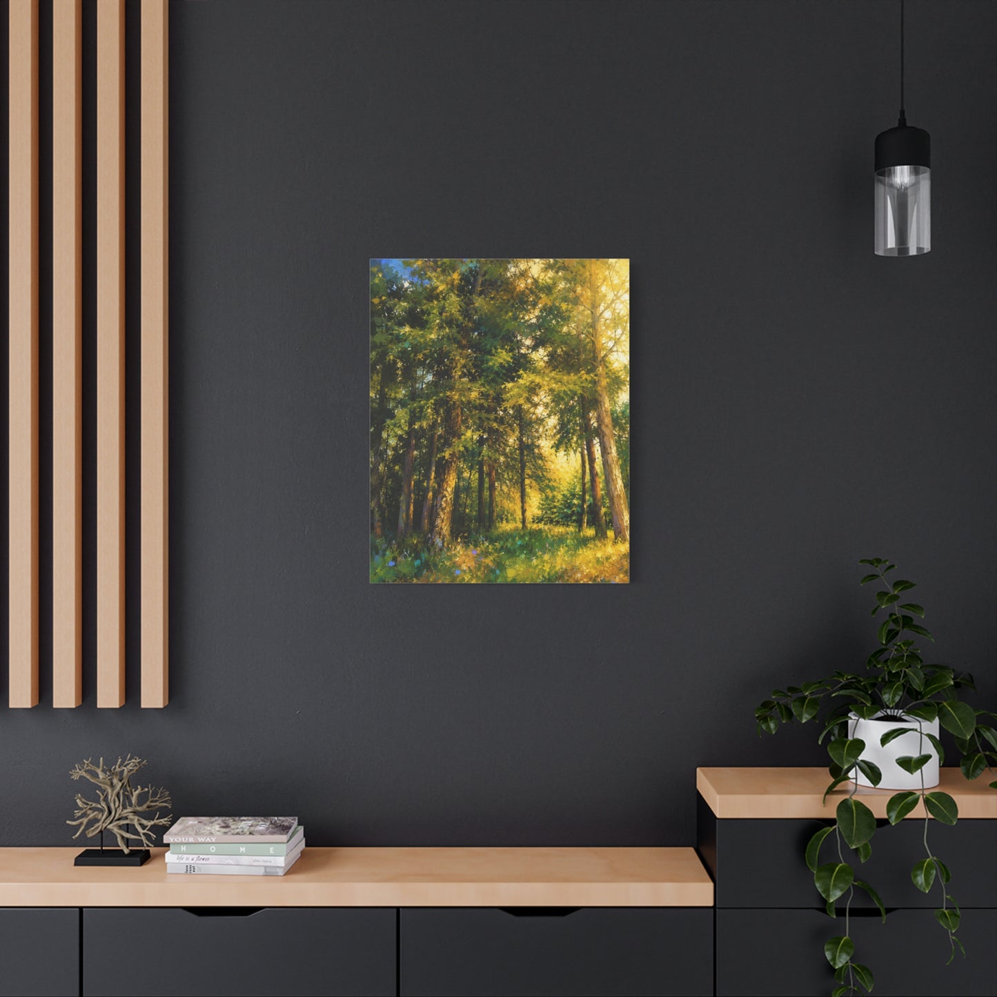 Apsley Forest Abstract Canvas Print