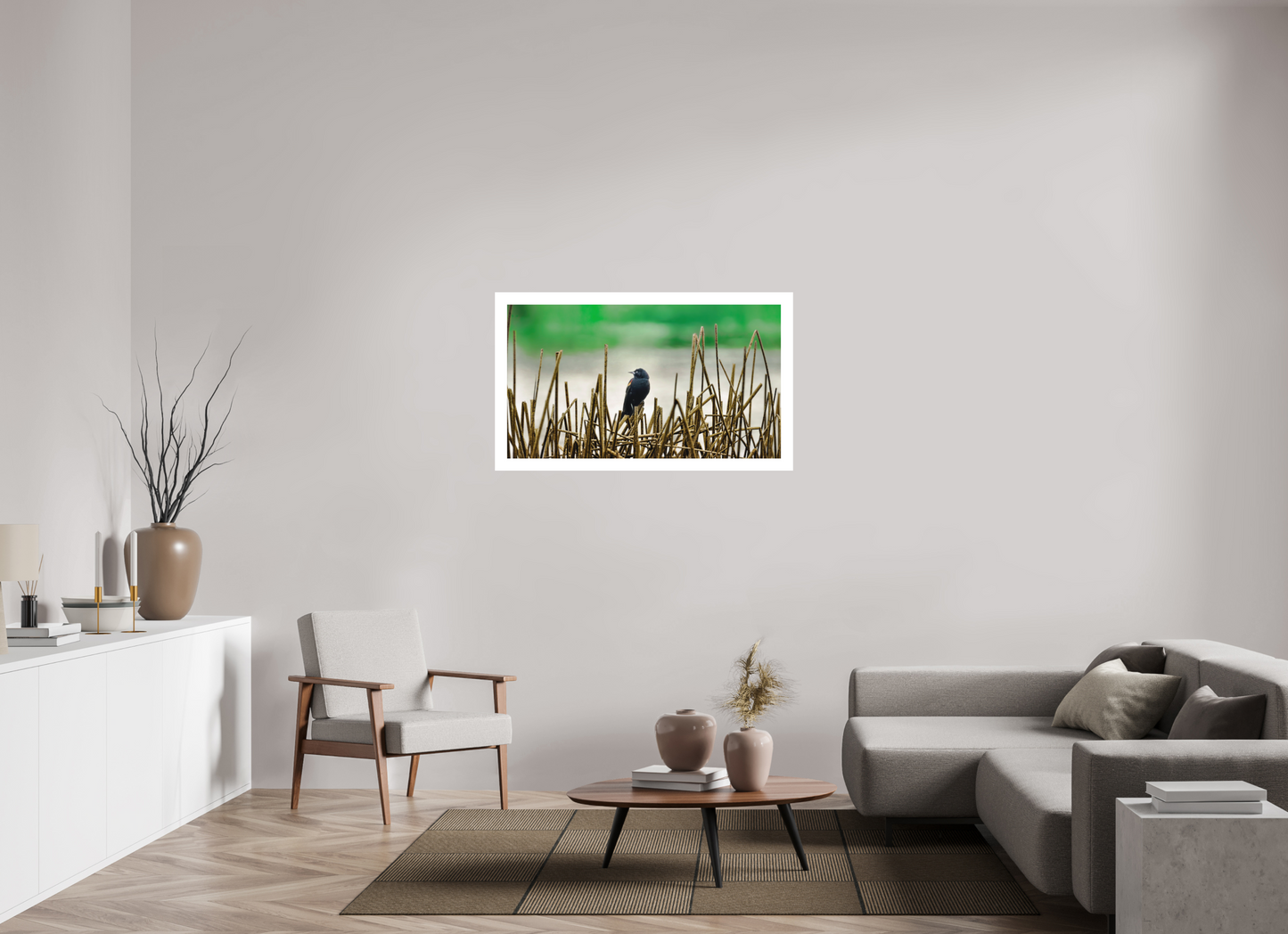 112 x 63 cm, Fine Art Paper (Hahnemühle Photo Rag 308) Blackbird | Acrylic Glass Fine Art Print