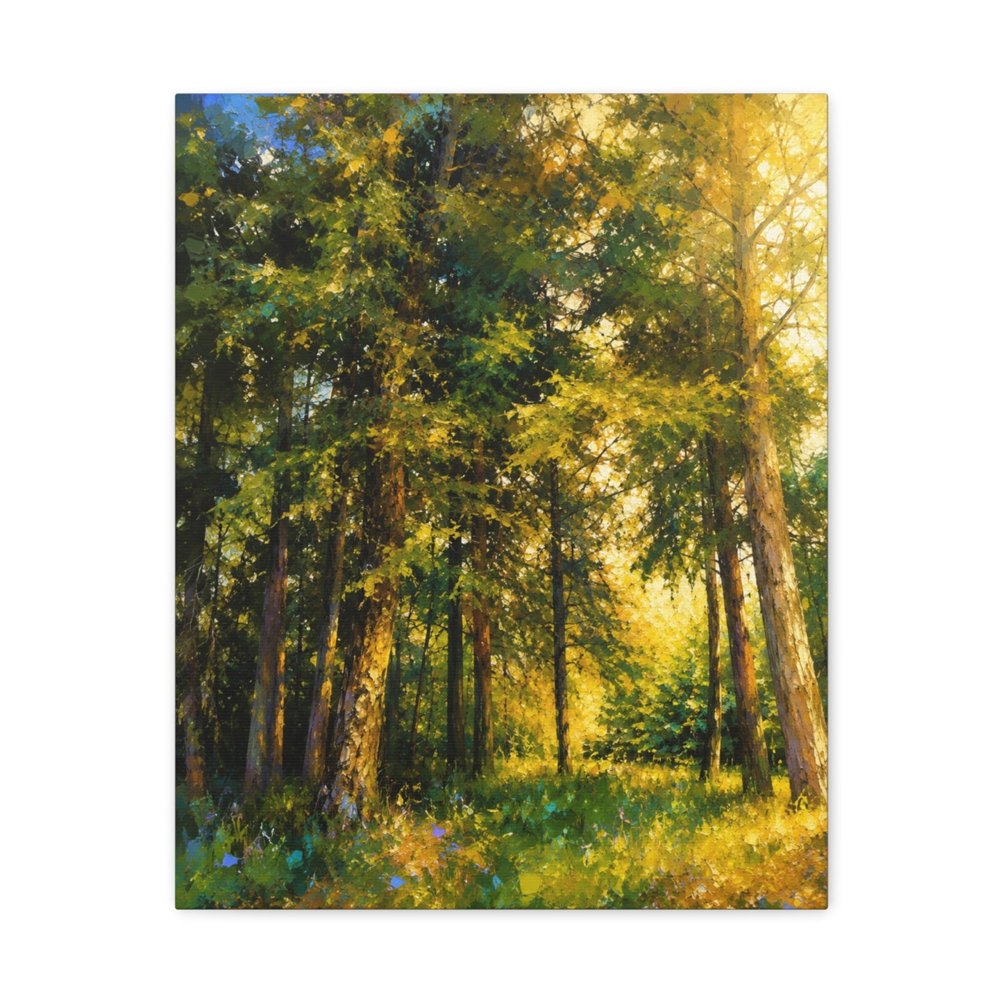 Apsley Forest Abstract Canvas Print by WildLenz