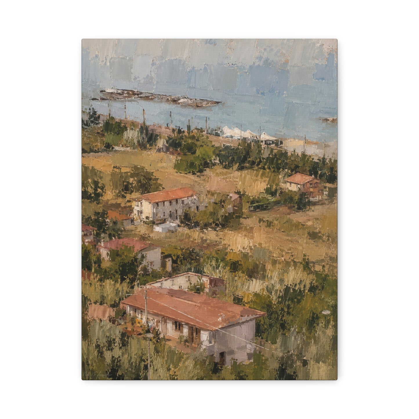 Paola Calabria Abstract Canvas Print by WildLenz