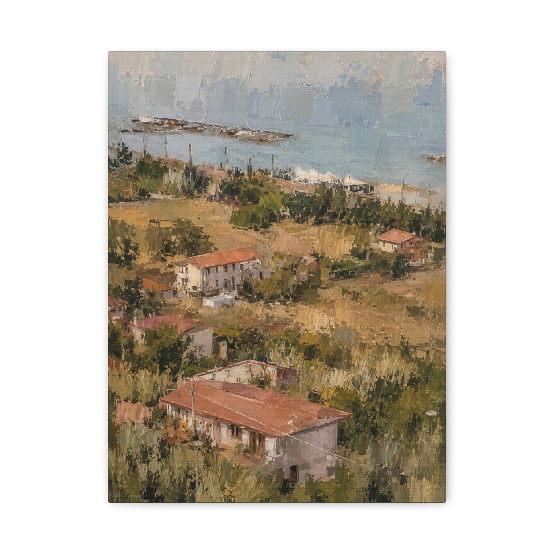 Paola Calabria Abstract Canvas Print by WildLenz