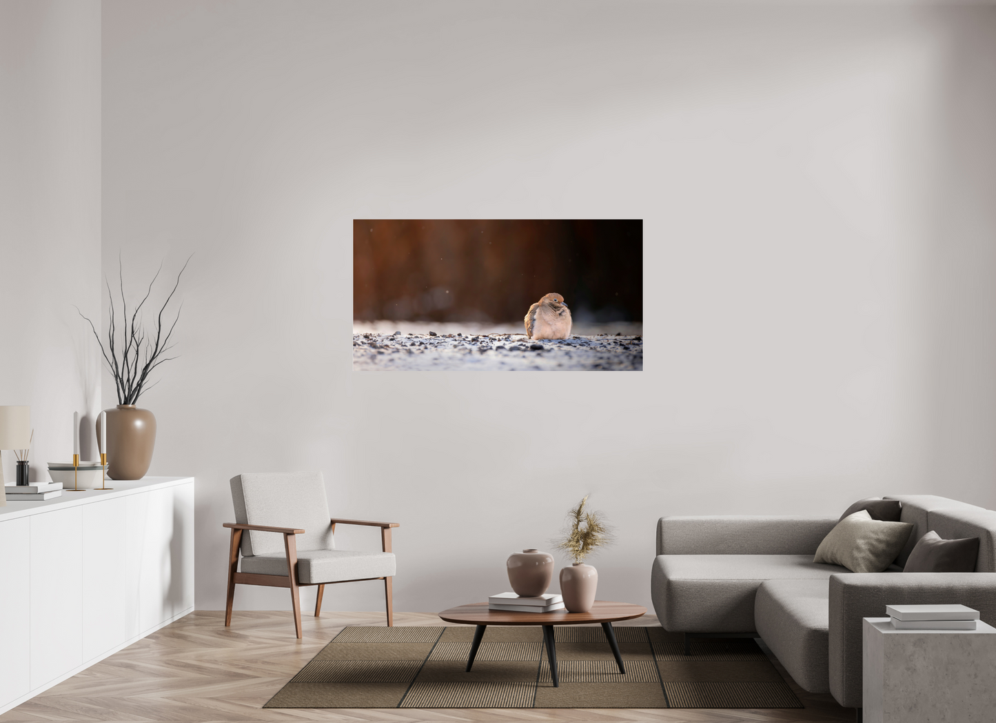 152.8 x 80 cm, Photo Print Under Acrylic Glass 4 mm, Glossy DOVE