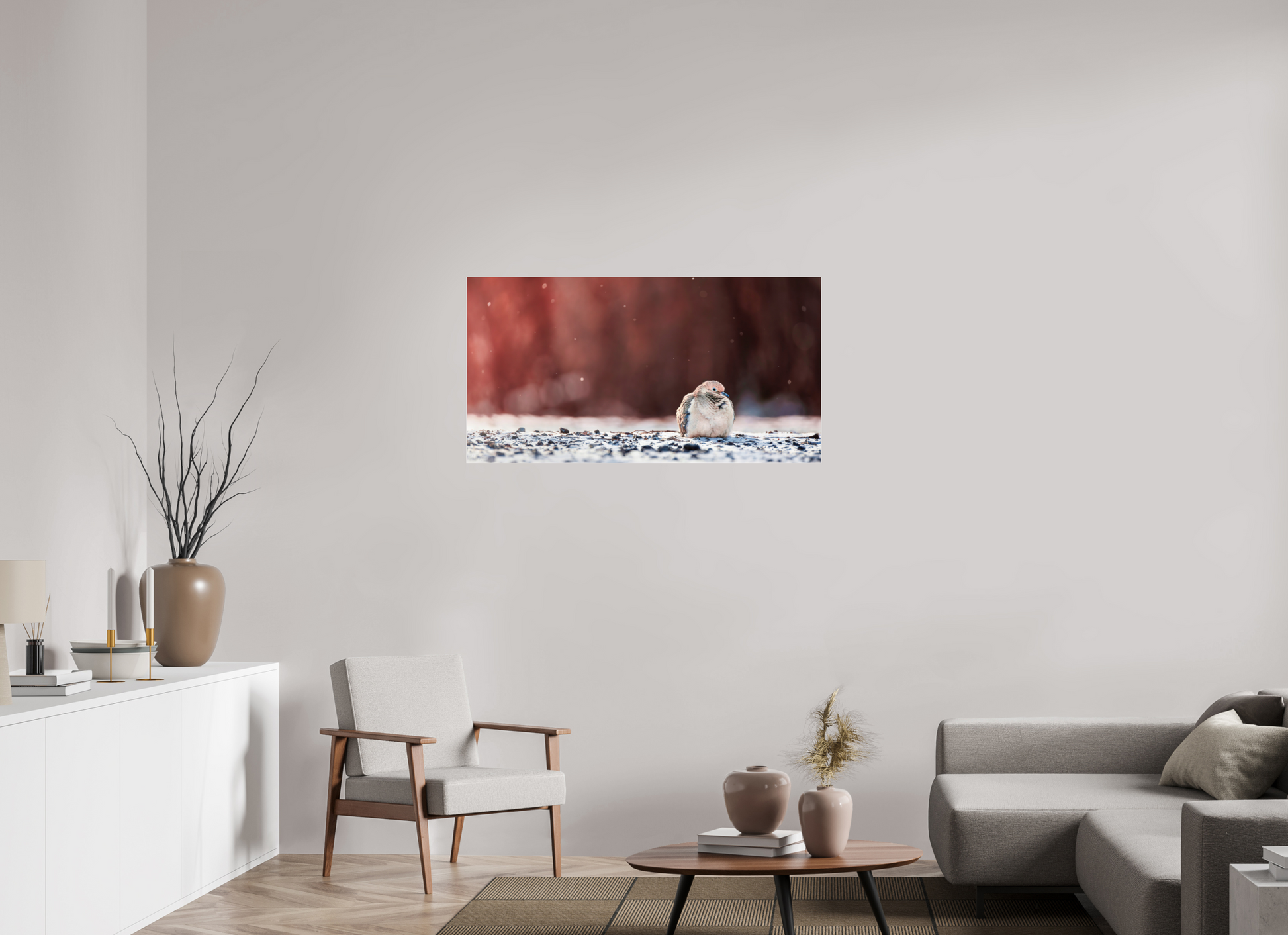 114.6 x 60 cm, Photo Print Under Acrylic Glass 4 mm, Glossy Dove | Acrylic Glass Fine Art Print