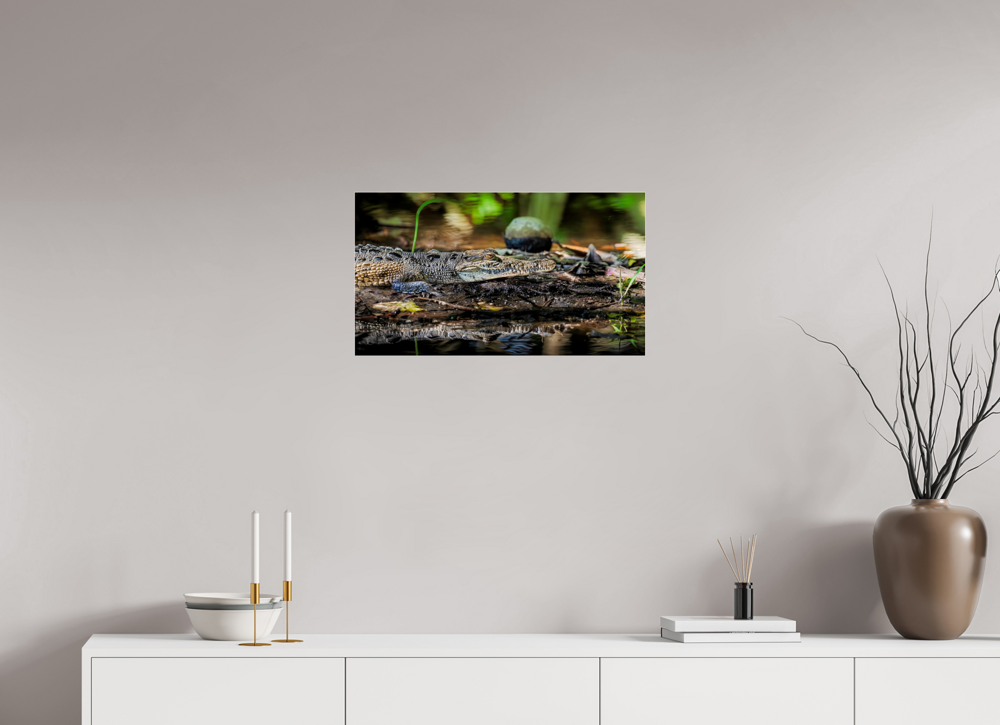 64 x 36 cm, Photo Print Under Acrylic Glass 4 mm, Glossy Oaxacroc | Acrylic Glass Fine Art Print