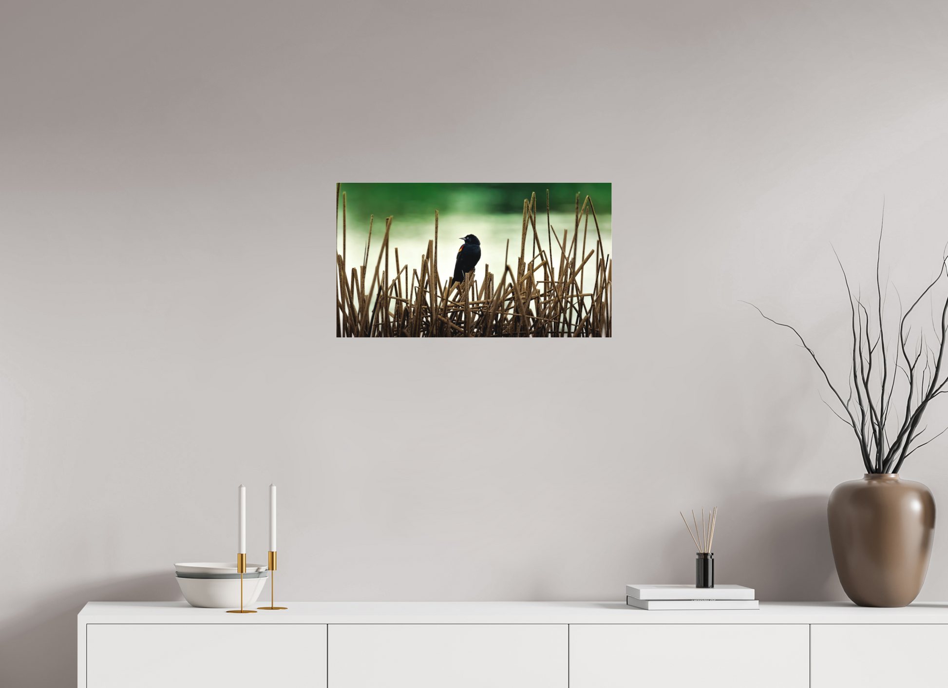 64 x 36 cm, Photo Print Under Acrylic Glass 2 mm, Matte BLACKBIRD
